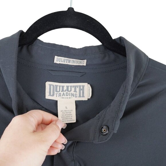Duluth Trading Co Untucked Size L Men's Polo - Picture 3 of 9